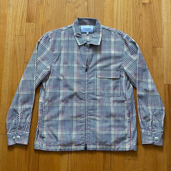 Corridor Multicolor Houndstooth Plaid Jacket - Picture 3 of 4